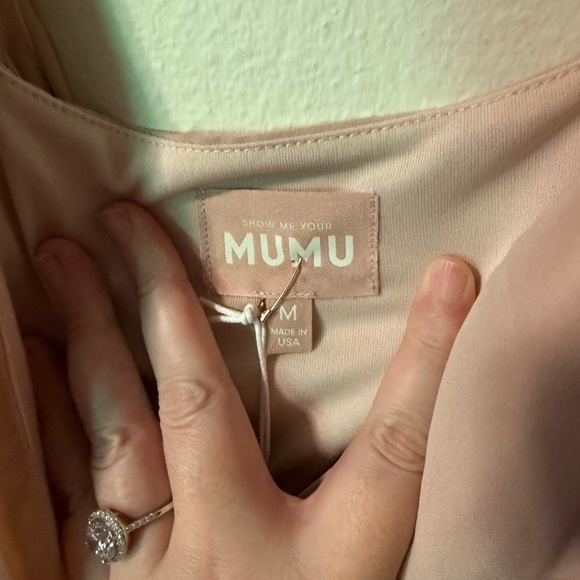 Show Me Your MuMu Light Pink Strapless bridesmaid Gown - Picture 9 of 9